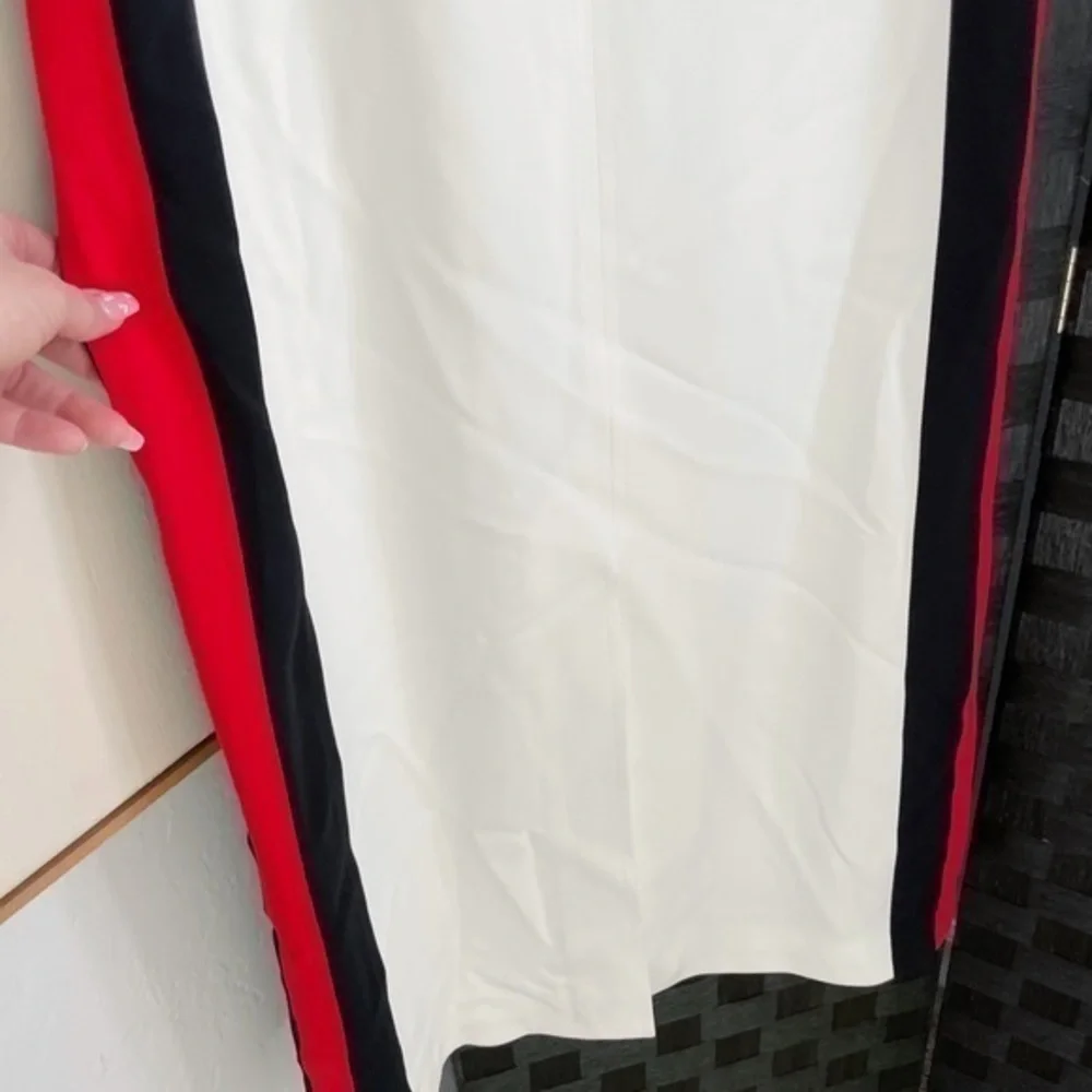 BURBERRY Collectors Runway White Stripe Midi Dress - Picture 7 of 16